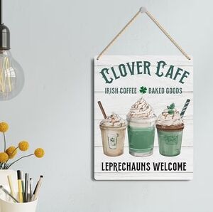 Clover Cafe Wall Sign